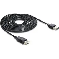 DeLOCK EASY-USB 2.0-A - USB 2.0-A, 1m câble USB USB A Noir