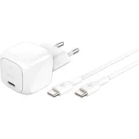 Belkin Components Wca008kq1mwh-b6 Usb-c Wall Charger Clair