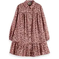 Scotch & Soda 177936 Long Sleeve Dress Rose 12 Years Fille