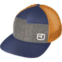 Ortovox - Casquette légère - Logo Air Trucker Cap Deep Ocean en Laine - Bleu