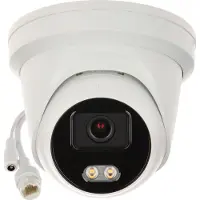 Hikvision DS-2CD2327G1-L Caméra de sécurité IP dôme extérieur pixels plafond/mur (1920 x 1080 Pixels), Caméra réseau, Blanc