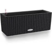 Lechuza Jardinière BALCONERA Stone 80 ALL-IN-ONE Noir