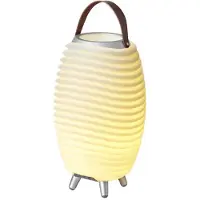 Kooduu Synergy 35 - Enceinte bluetooth sans fil 10 W avec lampe led et seau à glace - Blanc
