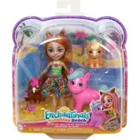 Enchantimals -Pony Thinking Family-Puppe et 3 Ponyfiguren HXB99