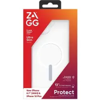 Zagg Cases Crystal Palace Snap (Apple iPhone 14 Plus, Apple iPhone 15 Plus), Coque pour téléphone portable, Transparent
