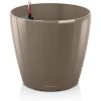 Lechuza Classico Premium Ls 50 - Kit Complet, Taupe Brillant Ø 50 X 47