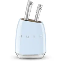 Smeg Bloc de 6 couteaux KBSF02PB Bleu Azur