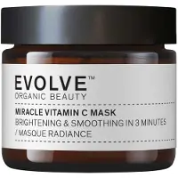 Evolve Organic Beauty Masque éclat à la vitamine C Organic Beauty avec AHA et curcuma illumine et lisse la peau 60 ml