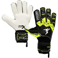 Precision Gants de gardien de but Junior Fusion X Flat Cut Finger Protect - Taille 6