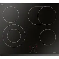 Amica PC6411PT Plaque en céramique, Plaque de cuisson, Noir