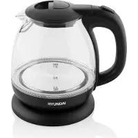 Eta HYUNDAI Bouilloire en verre VK 101 d'une capacité de 1,0 litre et 1100 watts HYUVK101