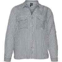 Vero moda Bumpy New Long Sleeve Shirt Gris 46 Femme