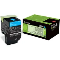 Lexmark 70C20C0 (702C) - Cyan - Toner