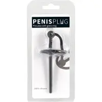 Penisplug You2Toys - Plug pénien - anneau de gland en silicone avec dilatateur creux (noir)