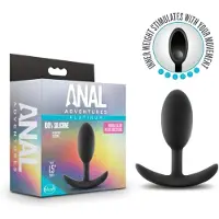 Anal Adventures Platinum Vibra Slim Plug anal medium 10.3 cm