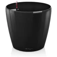 Lechuza Classico Premium Ls 50 - Kit Complet, Noir Brillant Ø 50 X 47
