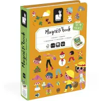 Janod Jeu Magnéti’Book 4 Saisons Orange