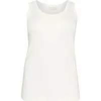 KAFFE CURVE Haut 'KC Carina' blanc naturel