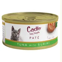 Cadilo Daily Delights - thon avec surimi pâtée pour chat (70 g)