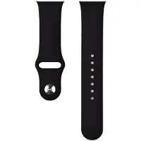 Devia Deluxe (38 mm, 40 mm, 41 mm, Silicone), Sangles de montre, Noir