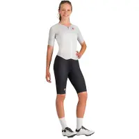 Castelli Integral Free Sanremo 3 Short Sleeve Trisuit Blanc,Noir S Femme
