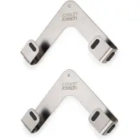 Joseph & Joseph Porte-couvercles de Porte-poêles à frire, , Space, Porte-couvercles de cuisine de, rangement efficace, acier inoxydable, montage facile, couleur argentée