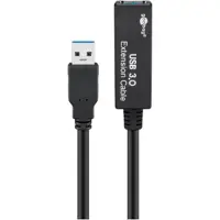Goobay 95727 Câble d'Extension USB 3.0 Actif, Noir, 5m Longueur