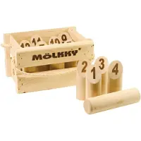 Tactic Mölkky Origine Dans Une Caisse En Bois (Big Size)