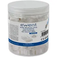Ewent Im1206 Rj45 Cat6 Conector 100 Units Clair