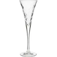 RCR Laurus VAP Flûte 12 cl, Confection de 6 Pièces, Verre, Transparent