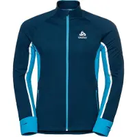 Odlo Hommes, Veste de ski de fond, Veste AEOLUS PRO (S), Bleu, S