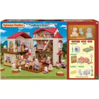 Sylvanian Families Une maison de campagne avec un toit rouge