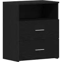vidaXL Table de nuit Chêne noir 50 x 32 x 60cm Bois d'ingénierie