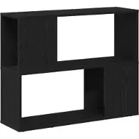 vidaXL Ensemble de meubles TV , 80 x 24 x 63 cm, noir, imitation chêne