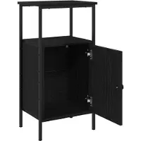 vidaXL Cabinet de chevet 2 pcs Chêne noir 41 x 31 x 80 cm