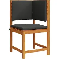 vidaXL Chaise de jardin Marron 50 x 50 x 91cm Bois d'acacia massif
