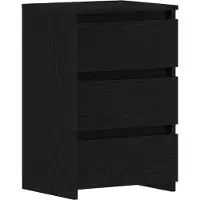 vidaXL Tables de chevet 2 pcs Chêne noir 40x35x62,5 cm Bois d'ingénierie