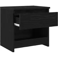 vidaXL Cabinet de chevet avec tiroir 2 pcs Chêne noir 40 x 30 x 39 cm