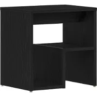 vidaXL Cabinet de chevet Chêne noir 40 x 30 x 40 cm Bois d'ingénierie