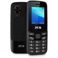 SPC Talk 2, format portrait, double SIM, 4,5 cm (1,77 pouces), 0,08 Mpx, 1 150 mAh, noir