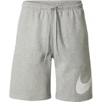 Nike Pantalon 'CLUB' gris chiné / blanc