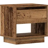 vidaXL Table de nuit Bois ancien 45 x 34 x 44 cm Bois d'ingénierie