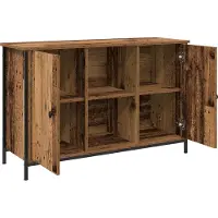 vidaXL Ensemble d'armoires TV en vieux bois 101 x 35 x 65 cm Matériau dérivé du bois