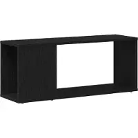 vidaXL Ensemble de meubles TV mural noir aspect chêne 80 x 24 x 32 cm