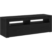 vidaXL Meuble TV noir imitation chêne 120 x 35 x 40 cm Bois composite