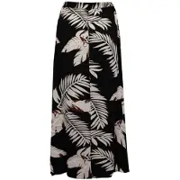 Vero Moda Jupe Longue Taille Haute Imprimé Feuilles Femme Vero Moda