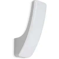 Telefunken Applique murale extérieure LED GENT, 15 W, 1800 lm, IP44, couleur argent, métal-plastique, 26,3 x 8,6 x 14,4 cm
