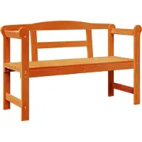 vidaXL Banc Outdoor Marron 119 x 44 x 76 cm Pin massif
