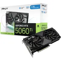 PNY Technologies RTX5060 TI VERTO OC Dual Fan 16GB GDDR7 HDMI 3xDP