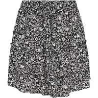 Swirly Jupe 'Back To School' noir / blanc
